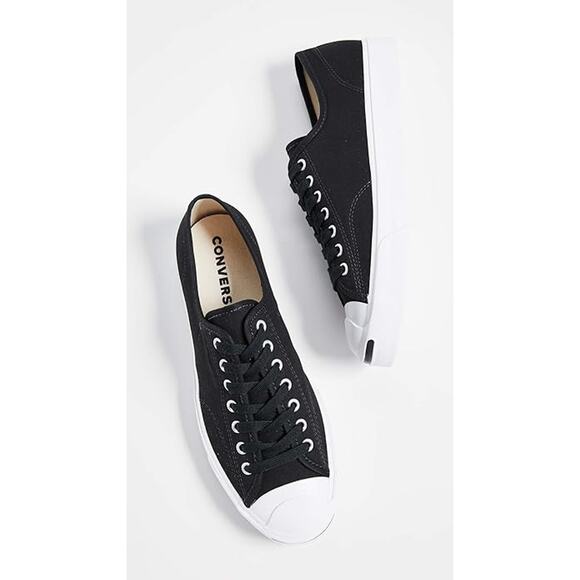 NWT Converse Unisex Jack Purcell Canvas Sneakers,Black/White,8 Women/6.5 Men US - Picture 6 of 6